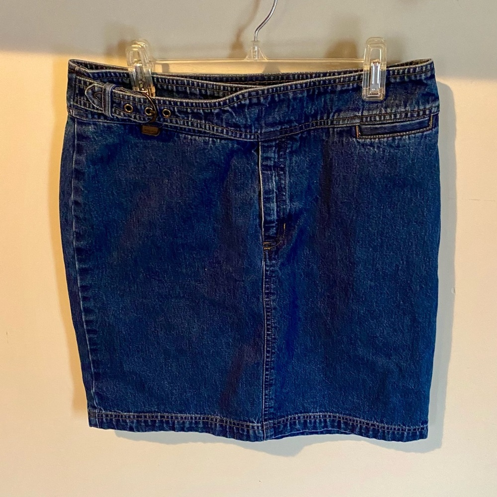 💥Ralph Ralph Lauren Jean Buckle Detail Skirt💥 Vintage